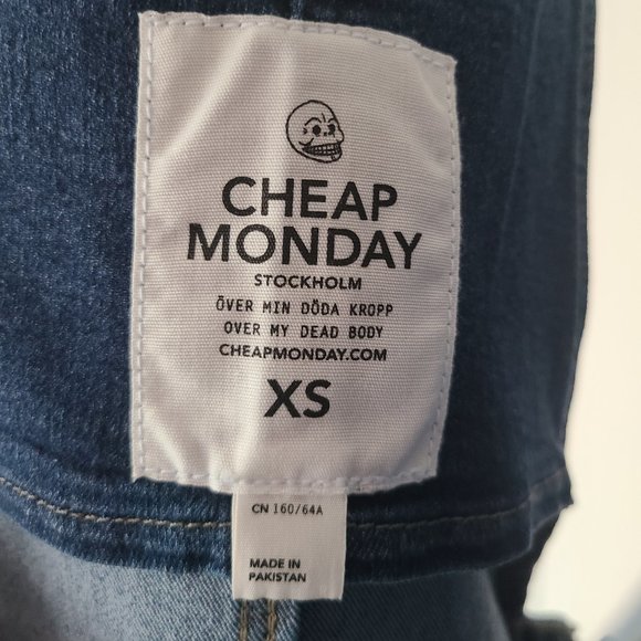 Cheap Monday Dungaree Overalls - Spray Blue noise - Picture 6 of 12